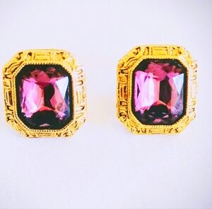 Gorgeous Amethyst Vintage Earrings